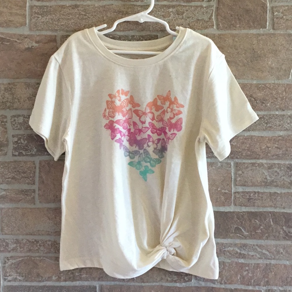 Cat & Jack Butterfly Heart Tee
